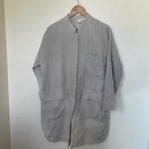 Eileen Fisher linen coat jacket